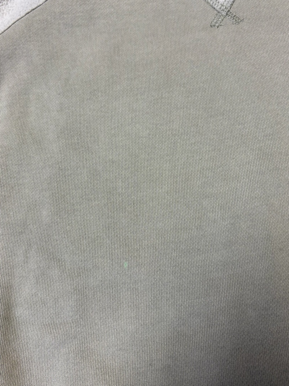Marine Layer Cloud 9 Cropped Pullover Sweatshirt Women's Medium Shadow Green - Picture 10 of 11